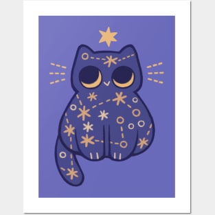 Constellation Cat Posters and Art